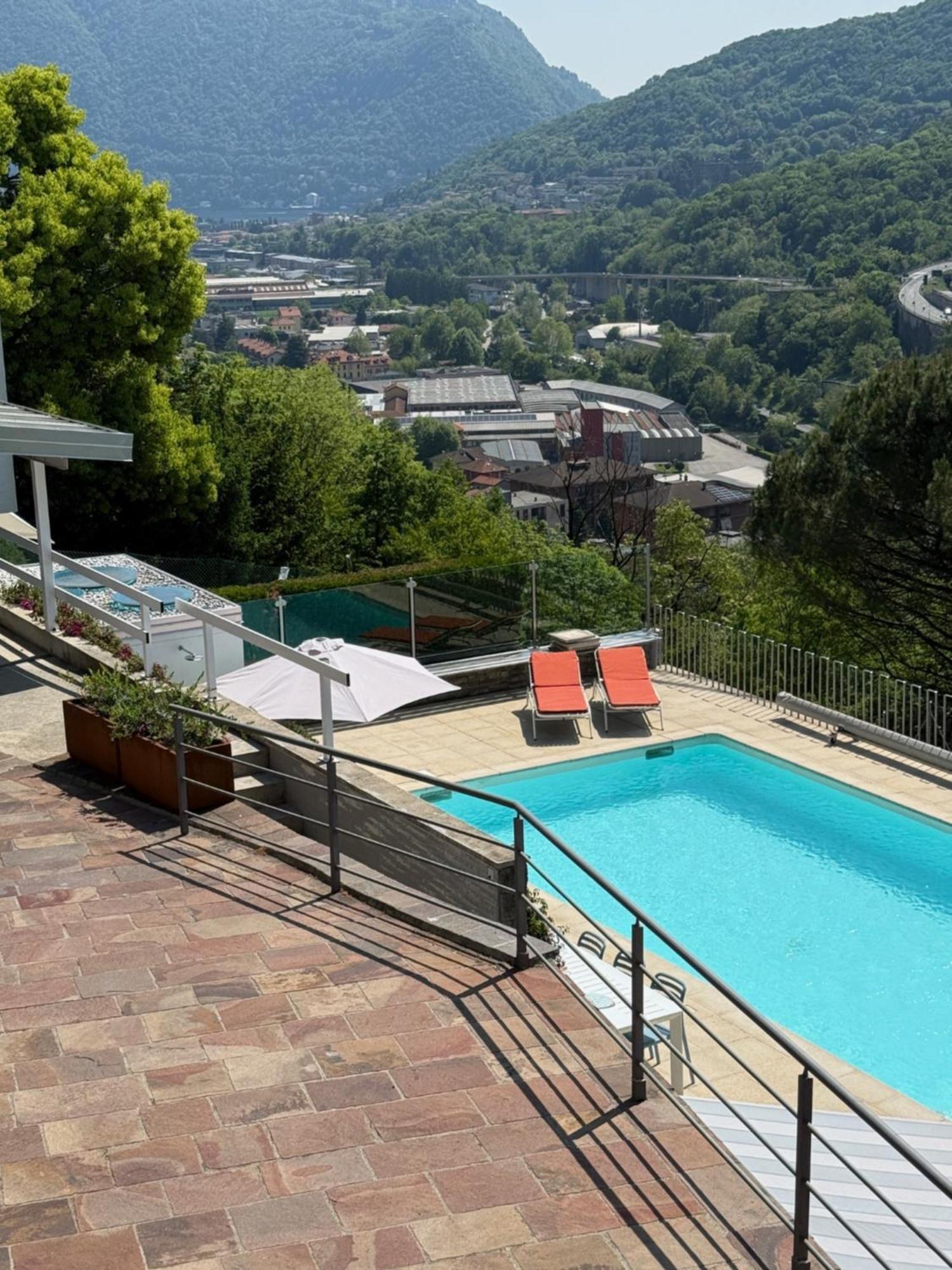 Veralto - Modern Suite With Como Lake View Vacallo Exterior photo